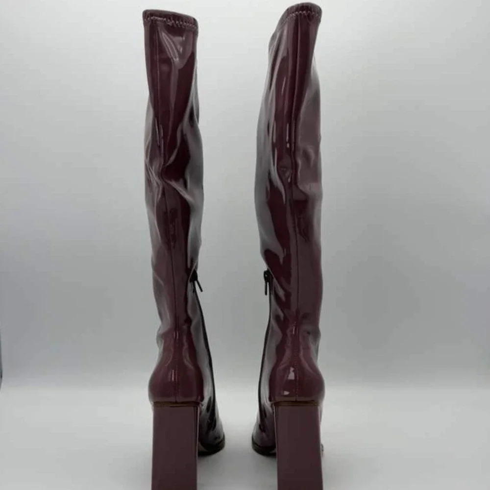 Steve Madden Focal Rose High Heel Boots - Women's‎ Size 6 - Brand New in Box